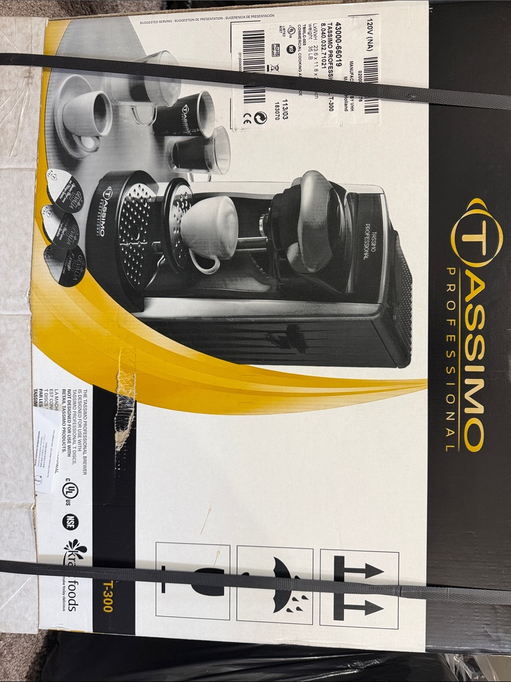 TASSIMO Professional T300 Espresso Machine - Black